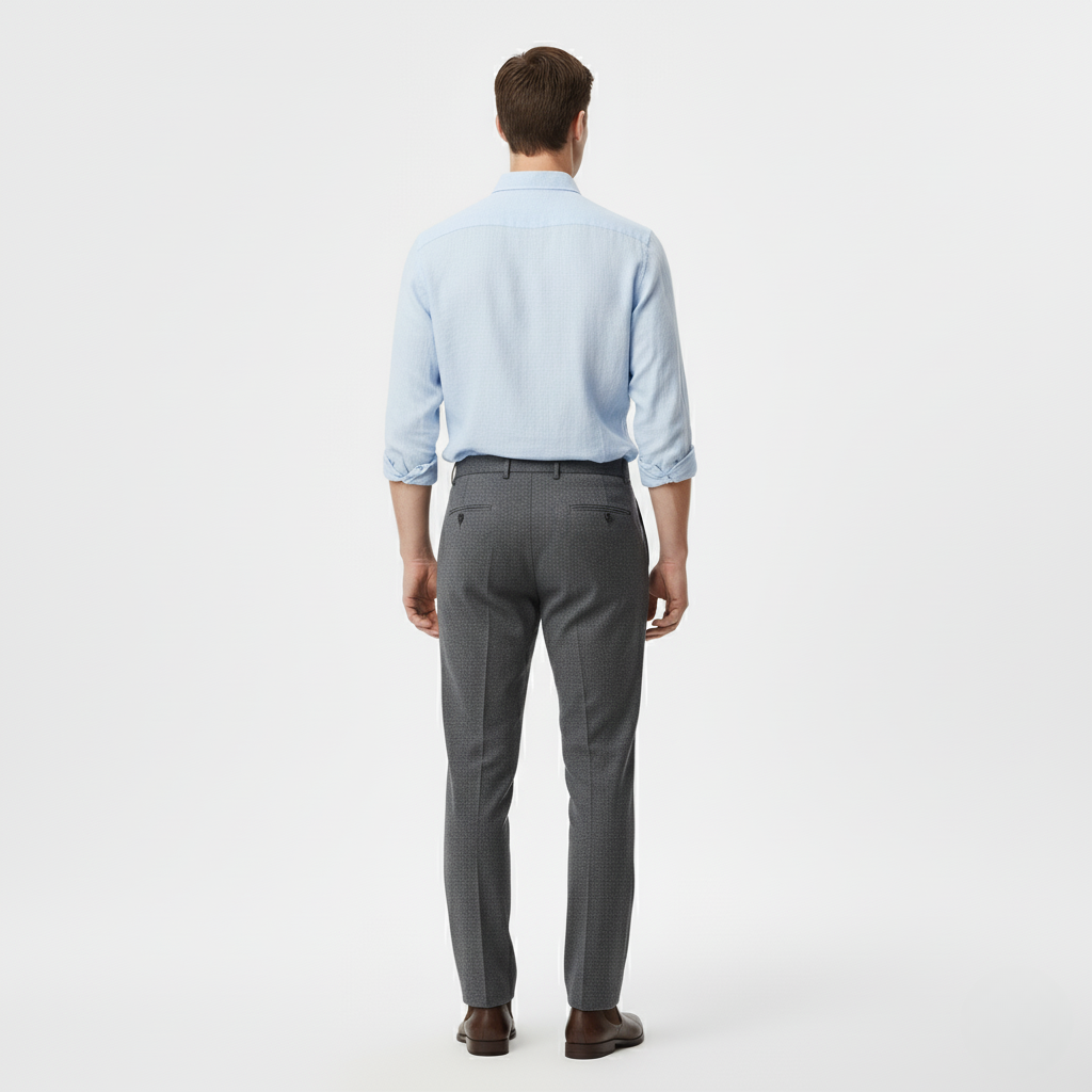 Men's Long-Sleeve Button-Down Shirt