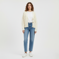 Women's Cable-Knit Button Cardigan