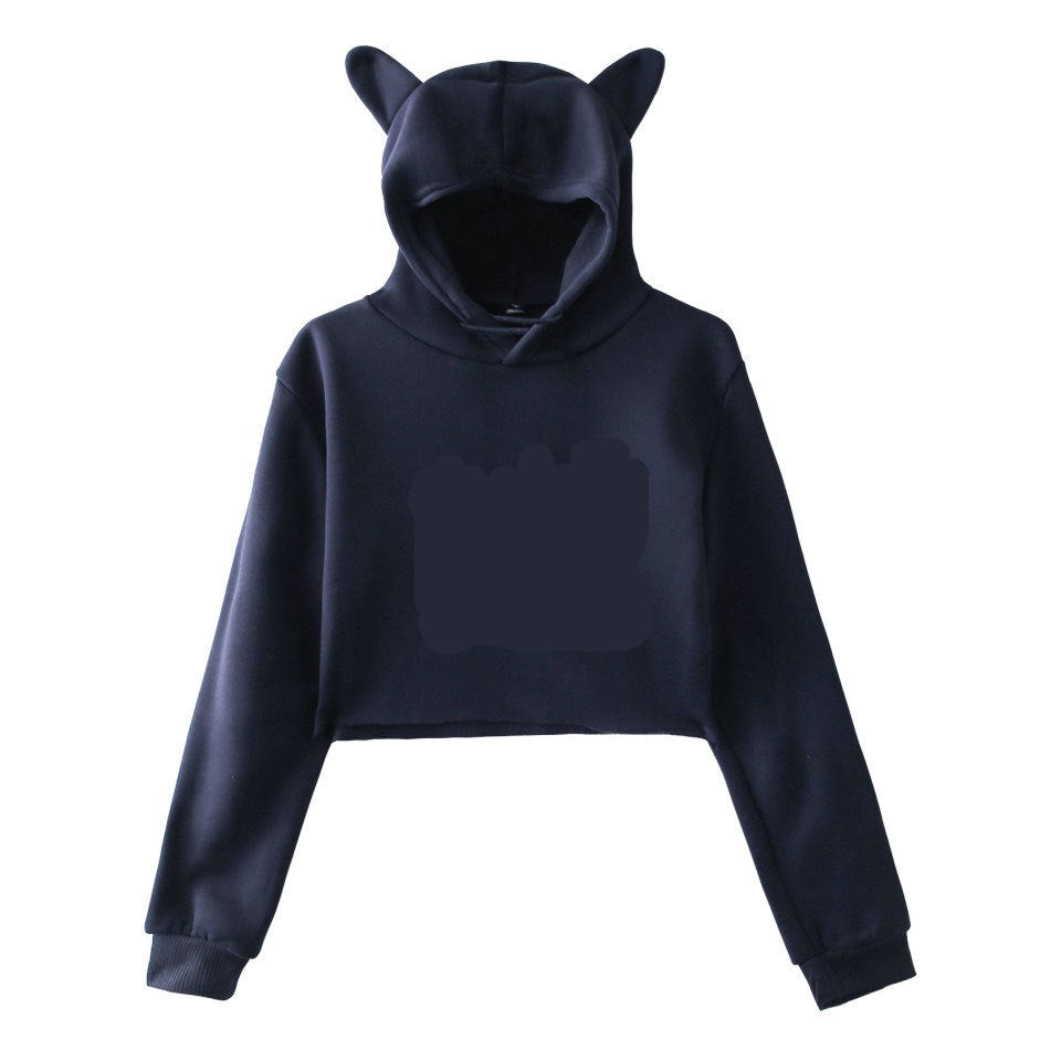 Sweatshirt Women Hoodie Pullover Clothes For Girls Streetwear Spring Long Sleeve Crop Top Hoodies vafini