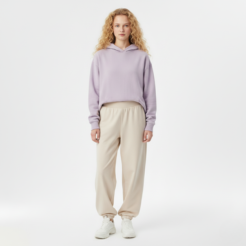 Women's Relaxed Cropped Hoodie