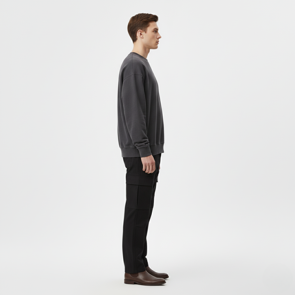 Men's Minimal Crewneck Sweatshirt