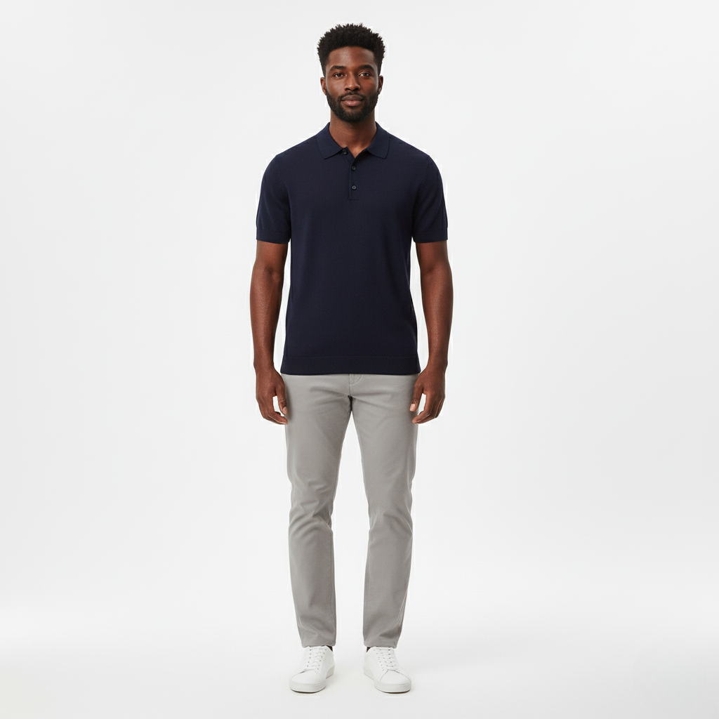 Men's Classic Short-Sleeve Polo Shirt