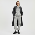 Women's Longline Wool-Blend Coat