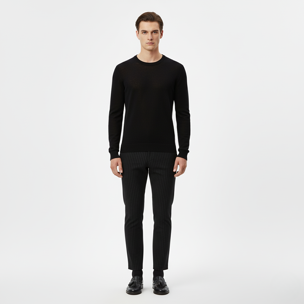 Women's Fine-Texture Crewneck Sweater