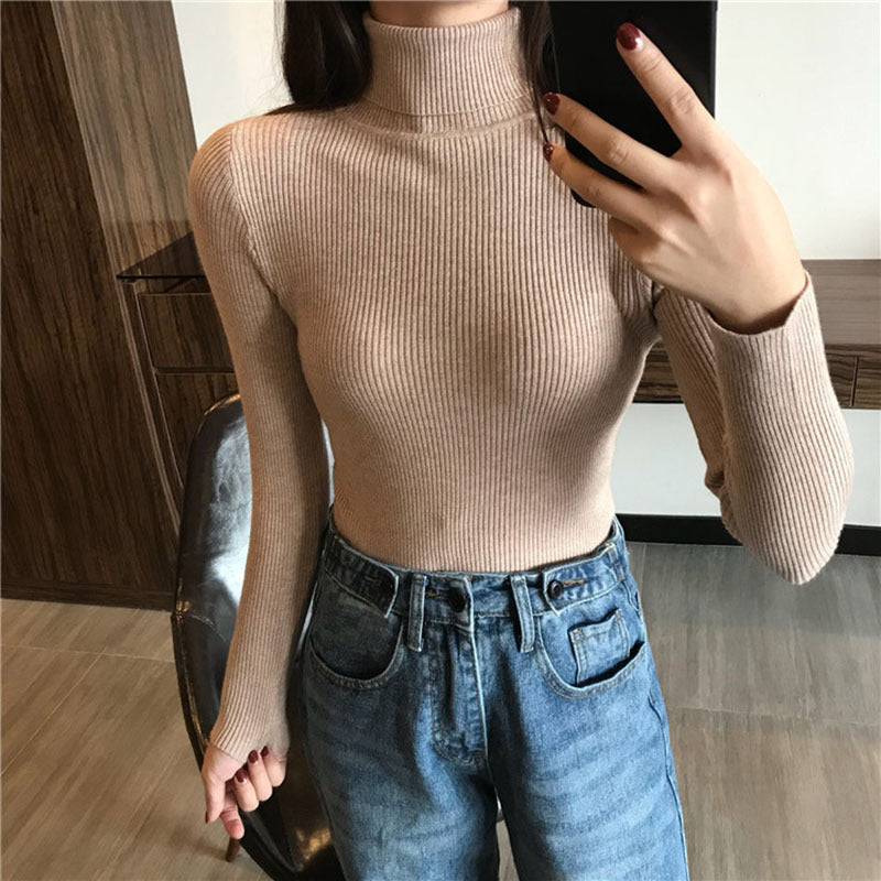 Women's turtleneck sweater vafini