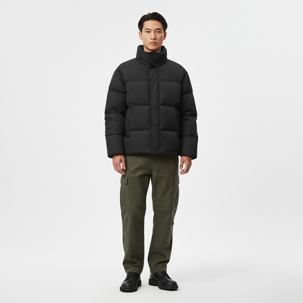 Men's Quilted Puffer Jacket
