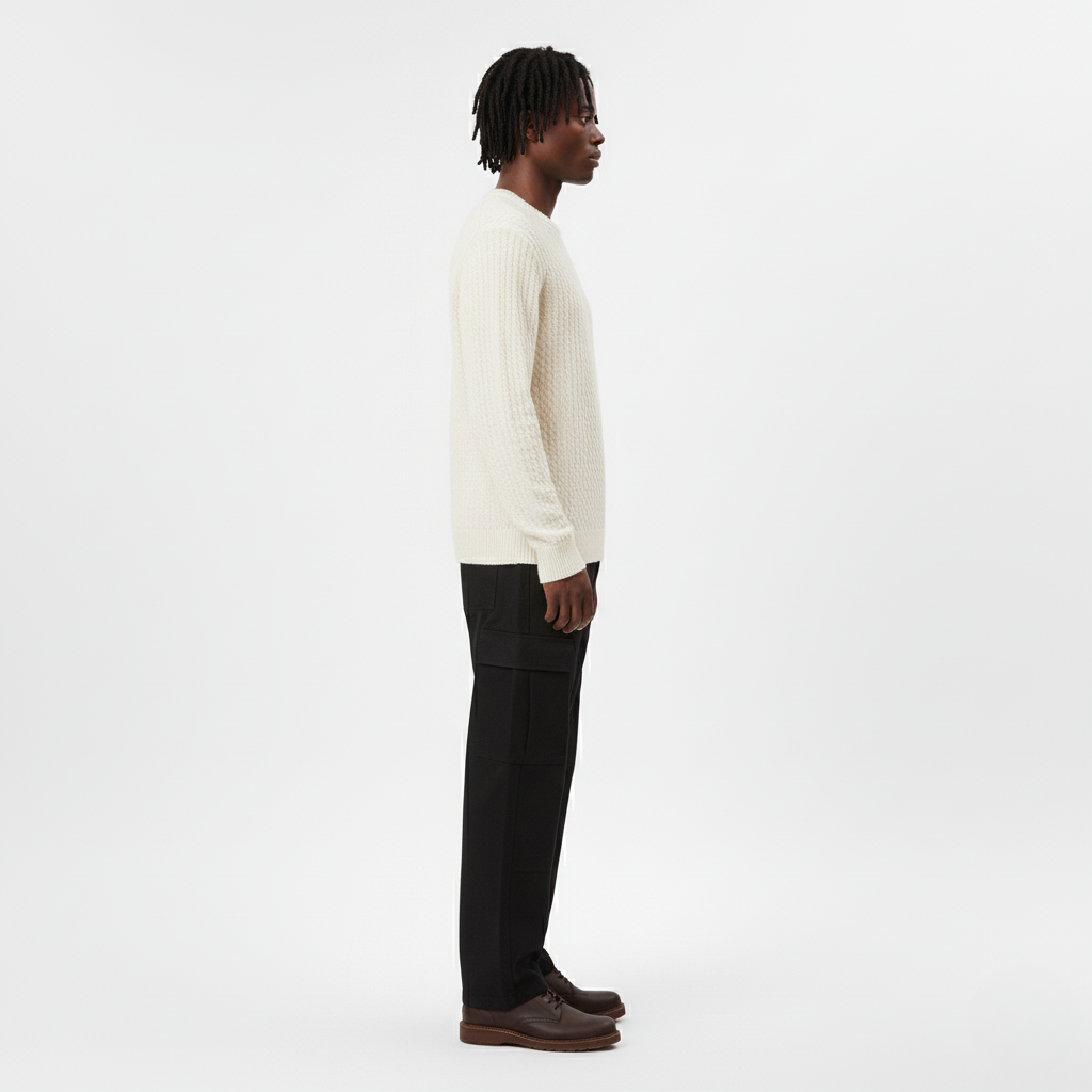 Men's Crewneck Knit Sweater