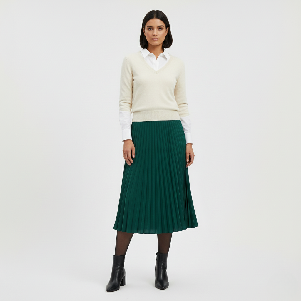Women's V-Neck Knit Sweater