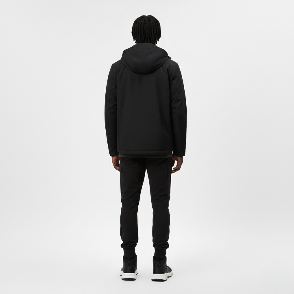 Men's Hooded Utility Jacket