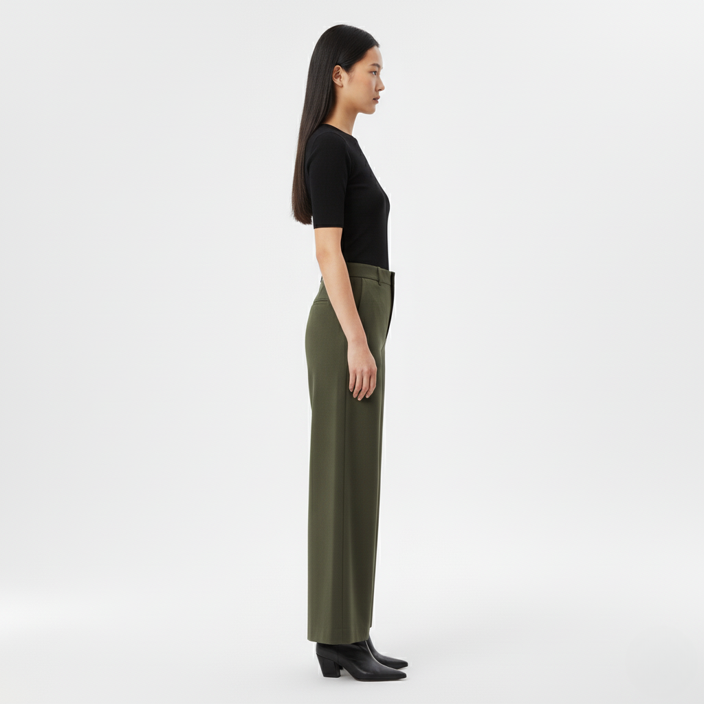 Women's Fitted Short-Sleeve Knit Top