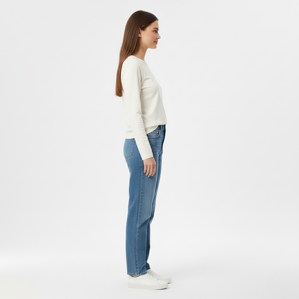 Women's Long-Sleeve Crewneck Top
