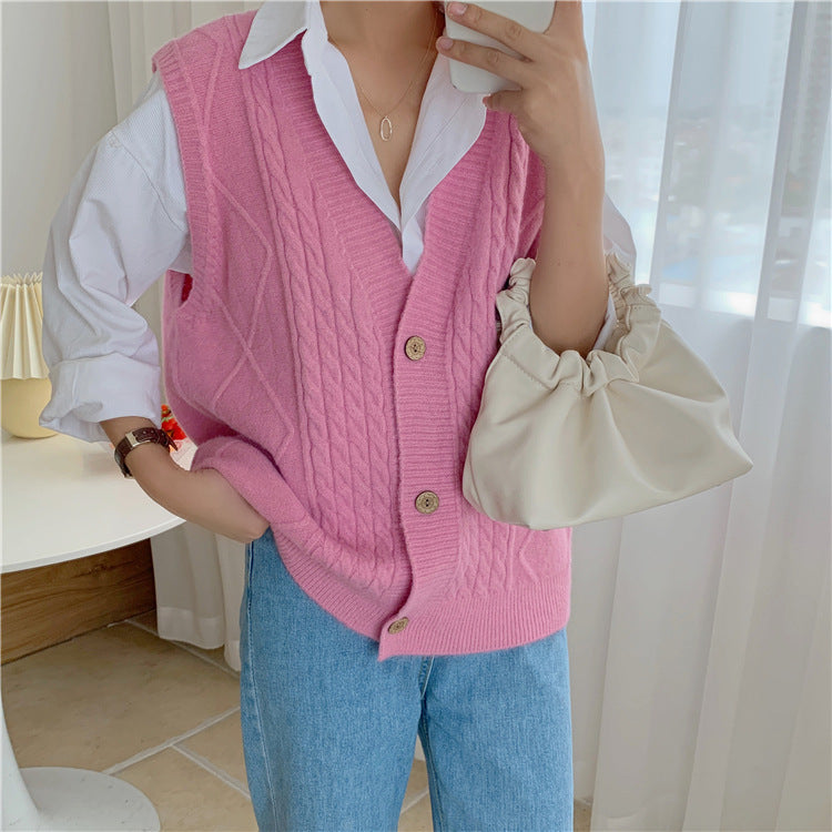 Women Sweaters Wear Korean Style Loose Clothes vafini