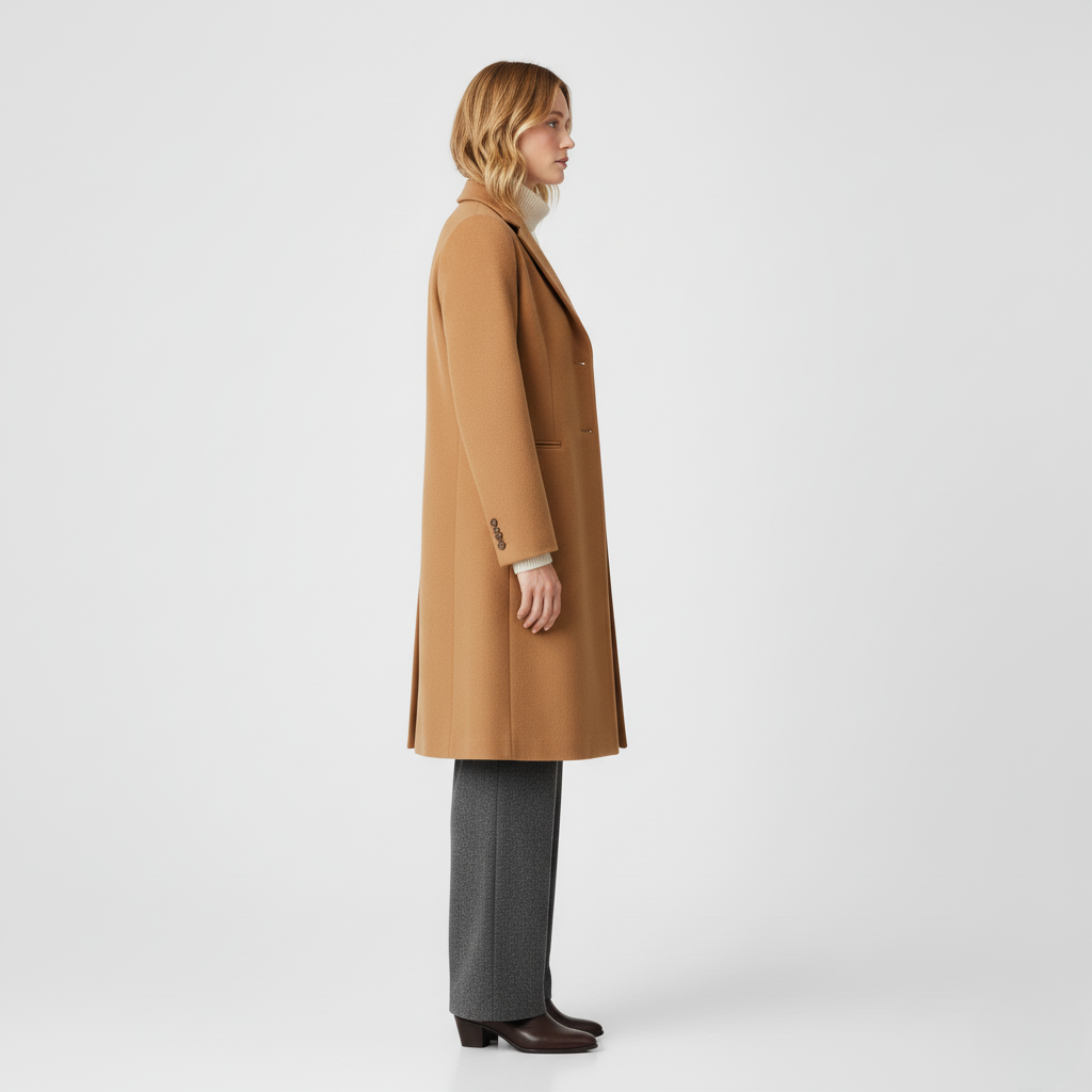 Women's Tailored Single-Button Coat