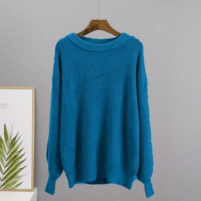 Warm Ladies  Sweater Women Knitwear Knitted Sweaters vafini