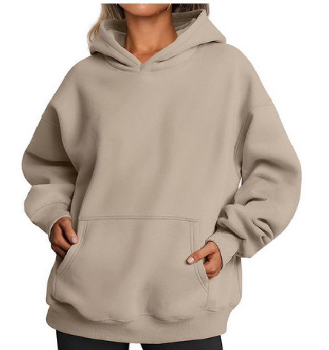 Women's Oversized Hoodies Fleece Loose Sweatshirts With Pocket Long Sleeve Pullover Hoodies Sweaters Winter Fall Outfits Sports Clothes vafini