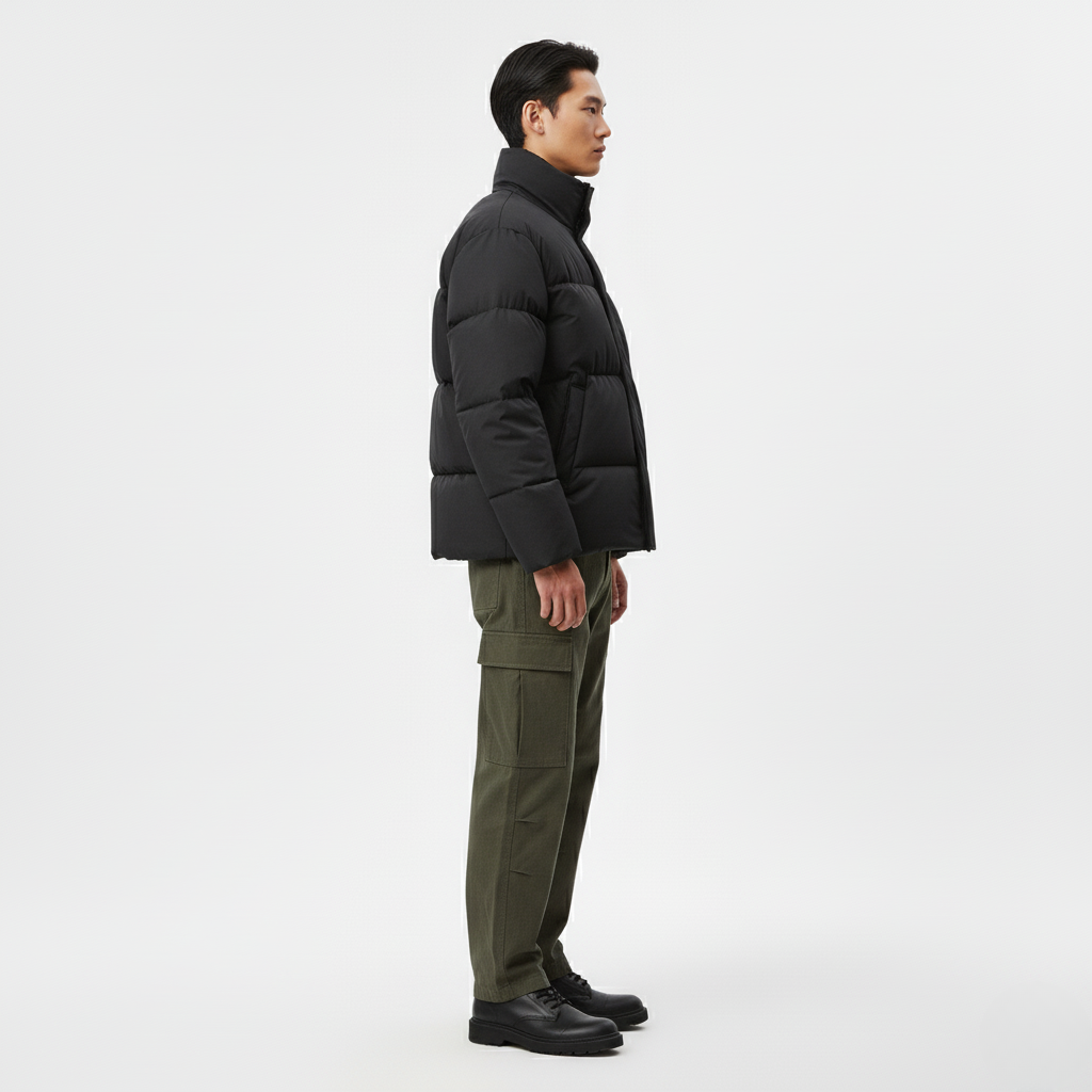 Men's Quilted Puffer Jacket