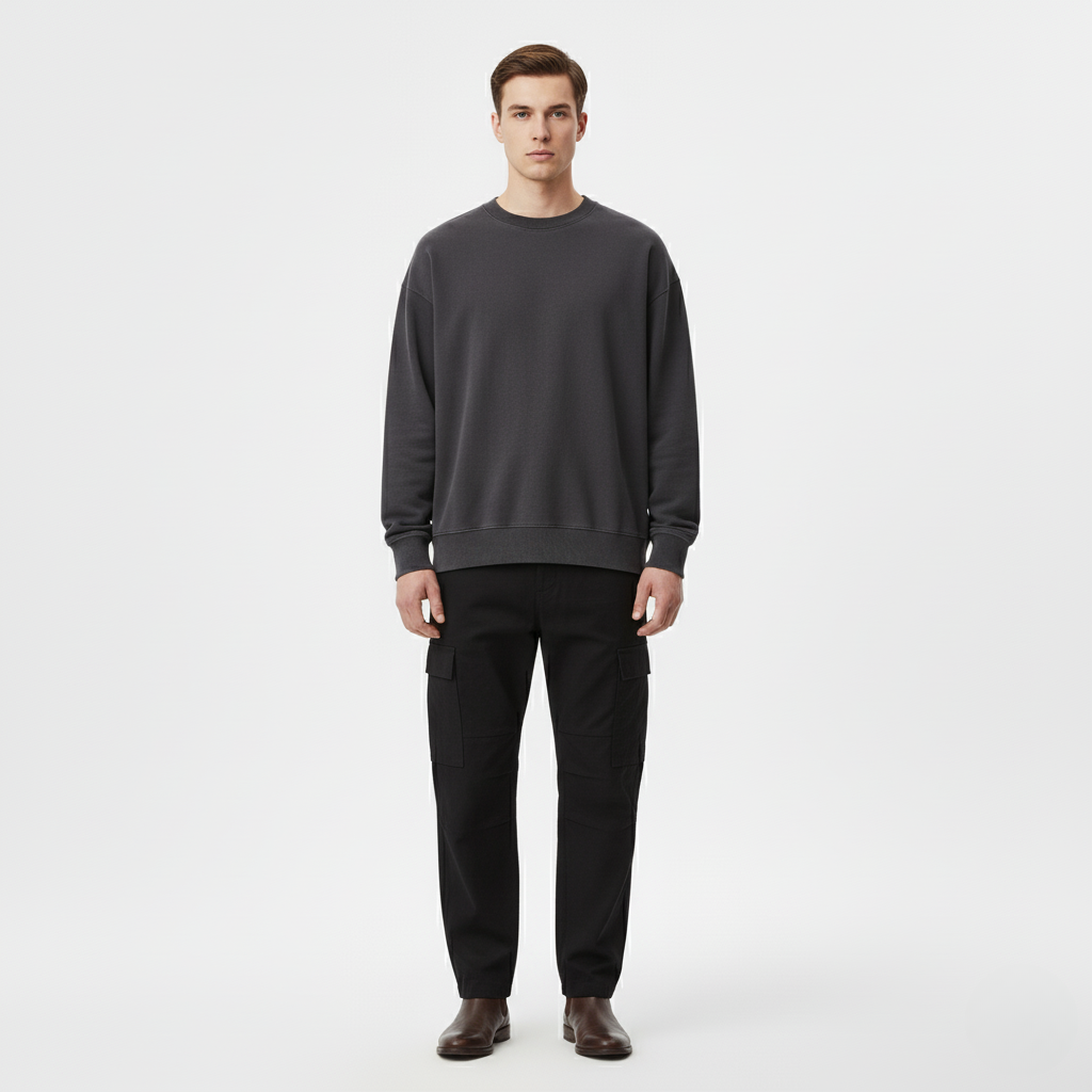Men's Minimal Crewneck Sweatshirt